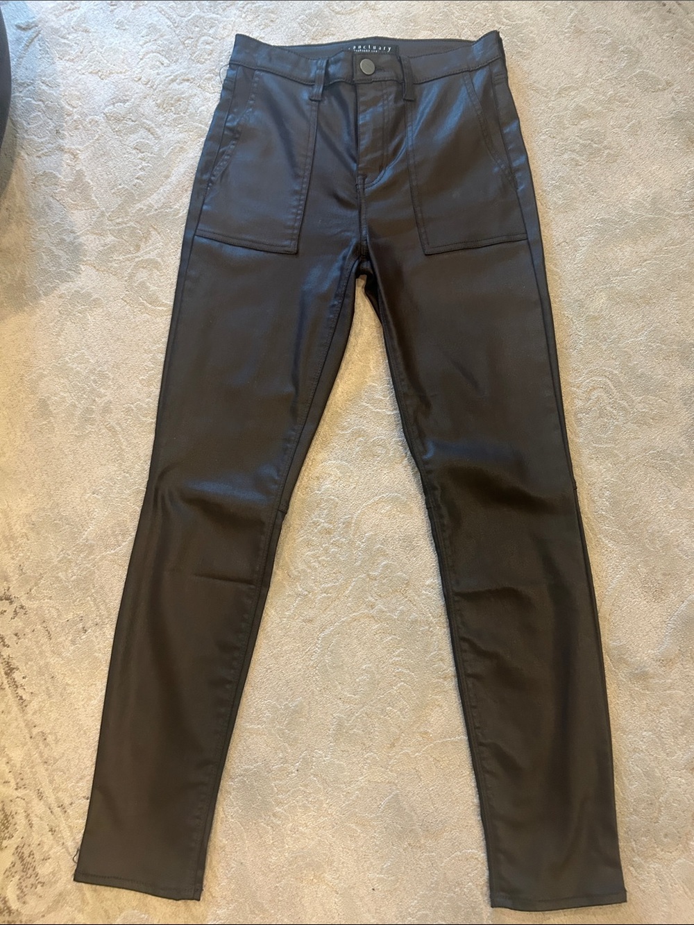 Sanctuary Black Coated Skinny Jeans